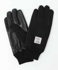 SHIPS / シップス 手袋 | SHIPS:〈タッチパネル対応〉HARRIS TWEED レザー コンビ グローブ