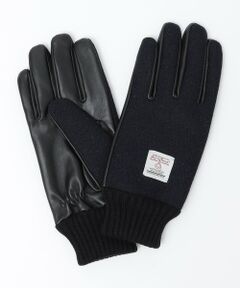 SHIPS / シップス 手袋 | SHIPS:〈タッチパネル対応〉HARRIS TWEED レザー コンビ グローブ