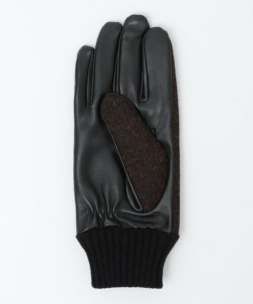 SHIPS / シップス 手袋 | SHIPS:〈タッチパネル対応〉HARRIS TWEED レザー コンビ グローブ | 詳細5