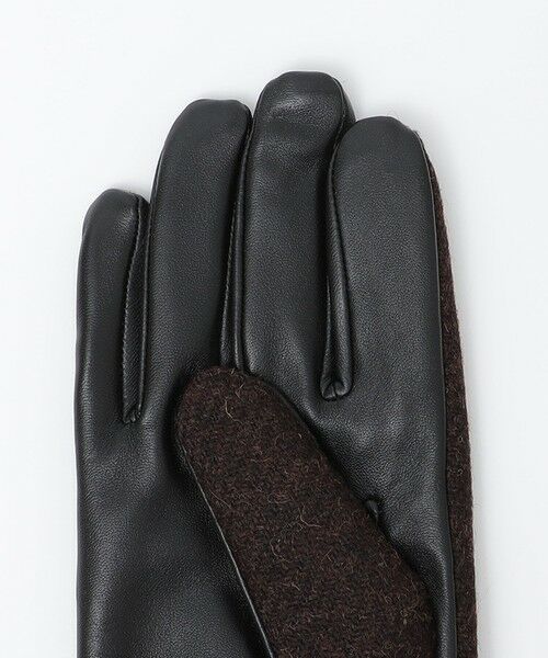 SHIPS / シップス 手袋 | SHIPS:〈タッチパネル対応〉HARRIS TWEED レザー コンビ グローブ | 詳細7