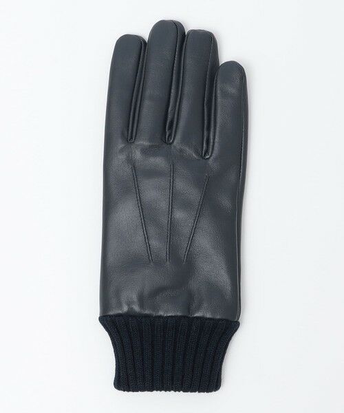 SHIPS / シップス 手袋 | SHIPS:〈タッチパネル対応〉レザー リブ グローブ | 詳細4