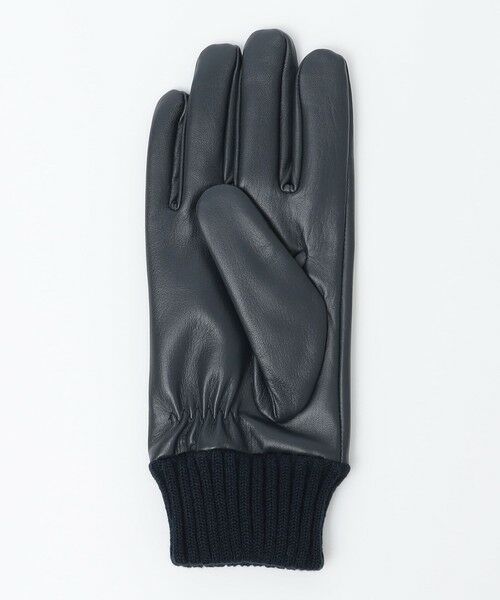 SHIPS / シップス 手袋 | SHIPS:〈タッチパネル対応〉レザー リブ グローブ | 詳細5