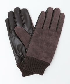 SHIPS / シップス 手袋 | SHIPS:〈タッチパネル対応〉スエード リブ グローブ