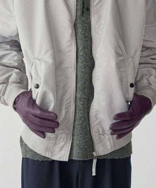 SHIPS / シップス 手袋 | City Ambient Products: シープレザー カラー グローブ | 詳細17