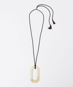 SHIPS / シップス ネックレス・ペンダント・チョーカー | SHIPS: HORN OCTAGONAL NECKLACE