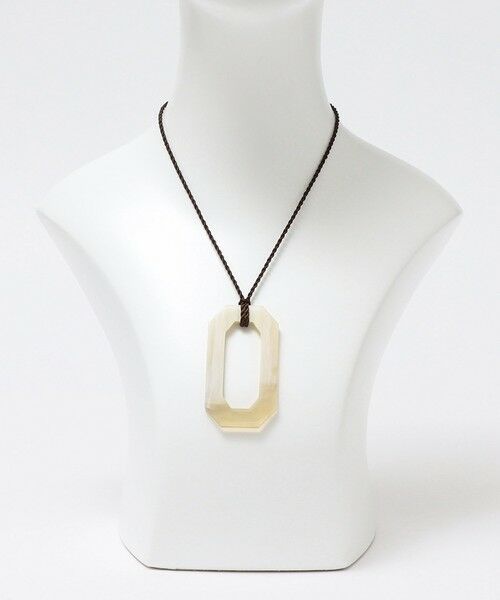 SHIPS / シップス ネックレス・ペンダント・チョーカー | SHIPS: HORN OCTAGONAL NECKLACE | 詳細3
