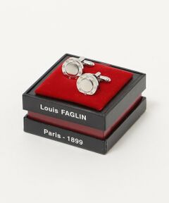 SHIPS / シップス カフリンクス・ネクタイピン | LOUIS FAGLIN: シルバー 8ビス カフリンクス(ホワイト)