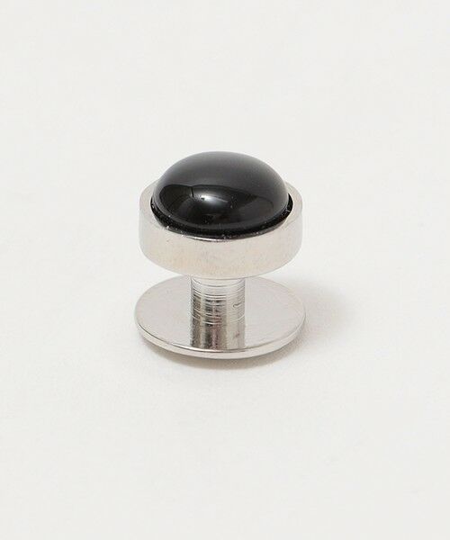 SHIPS / シップス カフリンクス・ネクタイピン | LOUIS FAGLIN: オニキス ブラック シルバー スタッズ | 詳細1