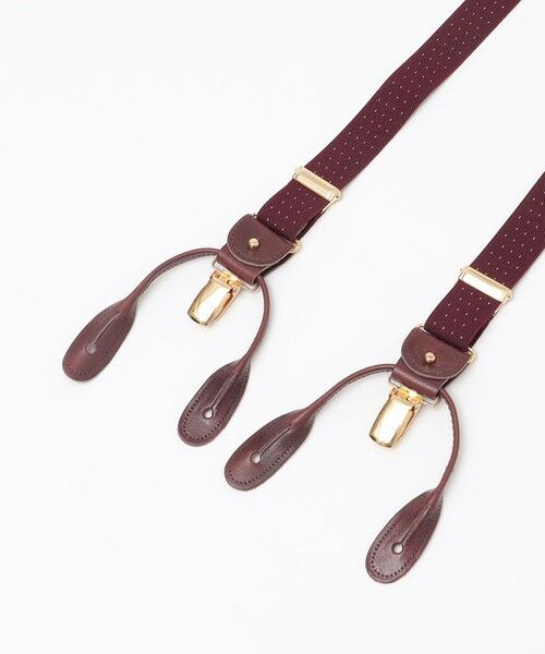 SHIPS / シップス その他小物 | ALBERT THURSTON: ピンドット サスペンダー 25ｍｍ | 詳細1