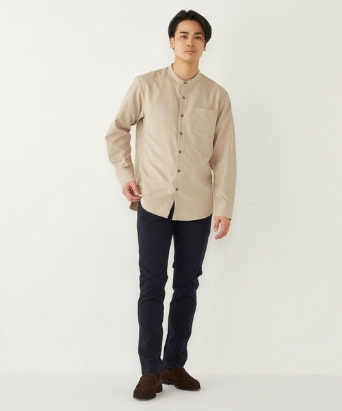 SHIPS / シップス シャツ・ブラウス | SHIPS Colors:〈洗濯機可能〉フェイクスエード(ポリエステル) バンドカラー シャツ | 詳細12