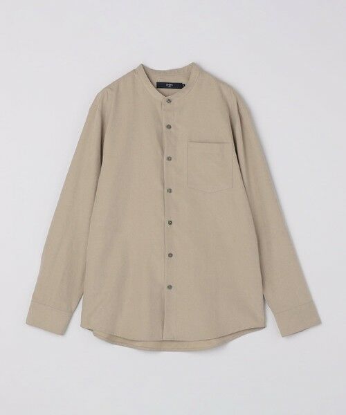 SHIPS / シップス シャツ・ブラウス | SHIPS Colors:〈洗濯機可能〉フェイクスエード(ポリエステル) バンドカラー シャツ | 詳細10