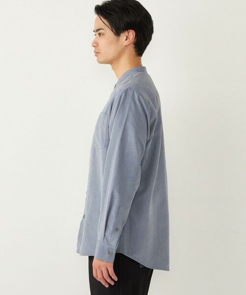 SHIPS / シップス シャツ・ブラウス | SHIPS Colors:〈洗濯機可能〉フェイクスエード(ポリエステル) バンドカラー シャツ | 詳細27