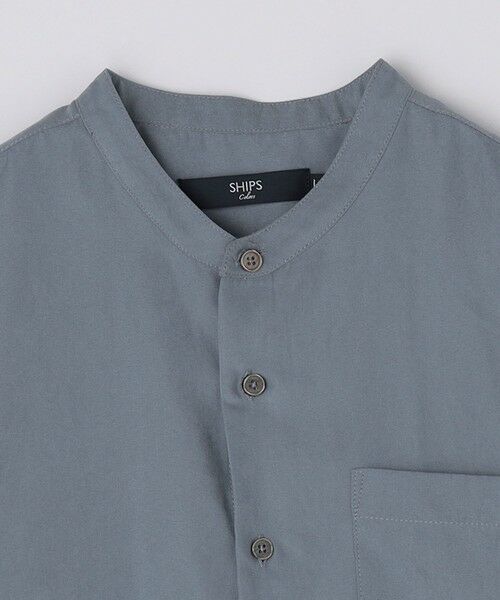 SHIPS / シップス シャツ・ブラウス | SHIPS Colors:〈洗濯機可能〉フェイクスエード(ポリエステル) バンドカラー シャツ | 詳細21