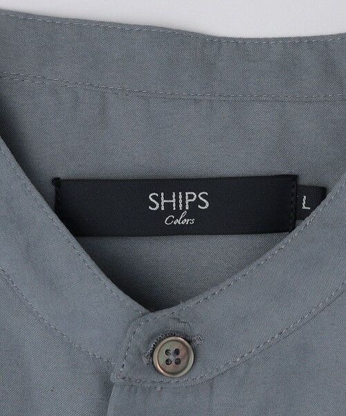 SHIPS / シップス シャツ・ブラウス | SHIPS Colors:〈洗濯機可能〉フェイクスエード(ポリエステル) バンドカラー シャツ | 詳細22
