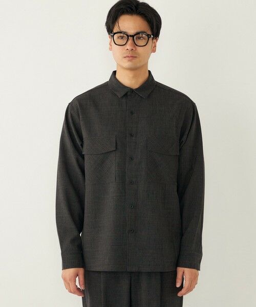 SHIPS / シップス シャツ・ブラウス | SHIPS Colors:〈洗濯機可能〉ウーリー ボックス シャツ(セットアップ対応可能) | 詳細3