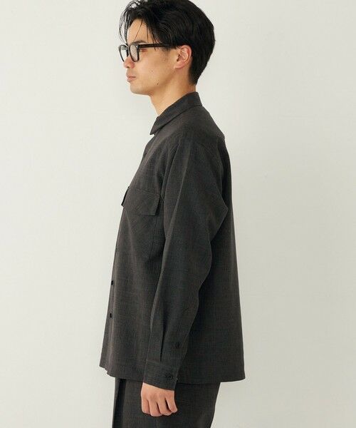 SHIPS / シップス シャツ・ブラウス | SHIPS Colors:〈洗濯機可能〉ウーリー ボックス シャツ(セットアップ対応可能) | 詳細4