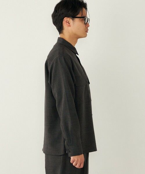 SHIPS / シップス シャツ・ブラウス | SHIPS Colors:〈洗濯機可能〉ウーリー ボックス シャツ(セットアップ対応可能) | 詳細6