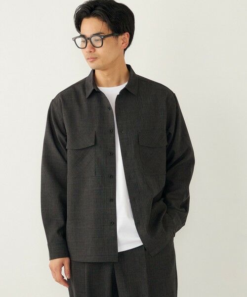 SHIPS / シップス シャツ・ブラウス | SHIPS Colors:〈洗濯機可能〉ウーリー ボックス シャツ(セットアップ対応可能) | 詳細7