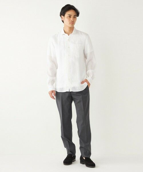 SHIPS / シップス シャツ・ブラウス | SHIPS Colors:〈洗濯機可能〉リネン セミワイドカラー シャツ | 詳細7
