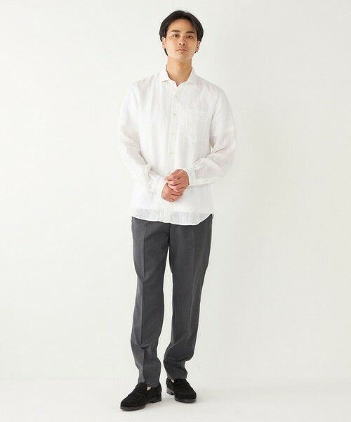 SHIPS / シップス シャツ・ブラウス | SHIPS Colors:〈洗濯機可能〉リネン セミワイドカラー シャツ | 詳細9