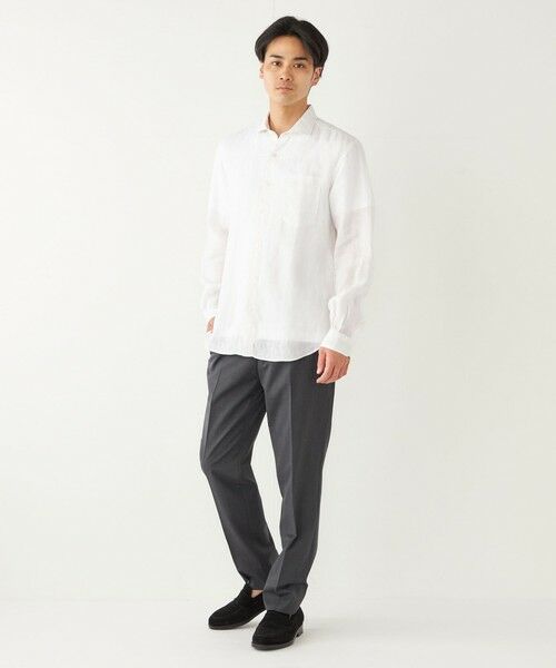 SHIPS / シップス シャツ・ブラウス | SHIPS Colors:〈洗濯機可能〉リネン セミワイドカラー シャツ | 詳細10