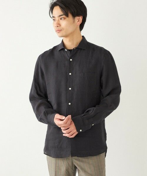 SHIPS / シップス シャツ・ブラウス | SHIPS Colors:〈洗濯機可能〉リネン セミワイドカラー シャツ | 詳細14