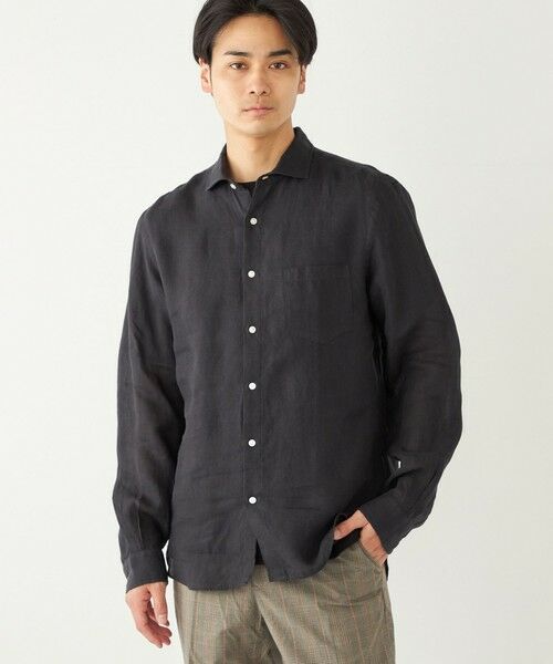 SHIPS / シップス シャツ・ブラウス | SHIPS Colors:〈洗濯機可能〉リネン セミワイドカラー シャツ | 詳細16