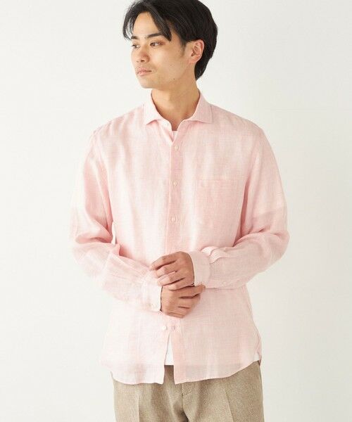 SHIPS / シップス シャツ・ブラウス | SHIPS Colors:〈洗濯機可能〉リネン セミワイドカラー シャツ | 詳細24