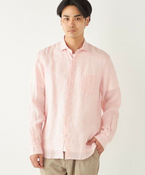 SHIPS / シップス シャツ・ブラウス | SHIPS Colors:〈洗濯機可能〉リネン セミワイドカラー シャツ | 詳細25