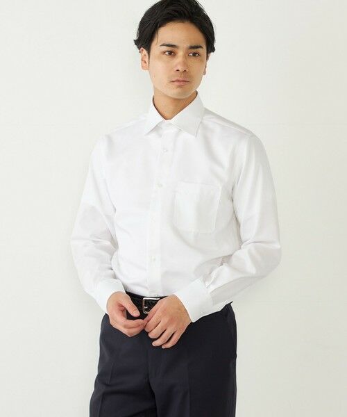 SHIPS / シップス シャツ・ブラウス | SHIPS Colors:イージーアイロン ワイドカラー ロングスリーブ シャツ | 詳細14