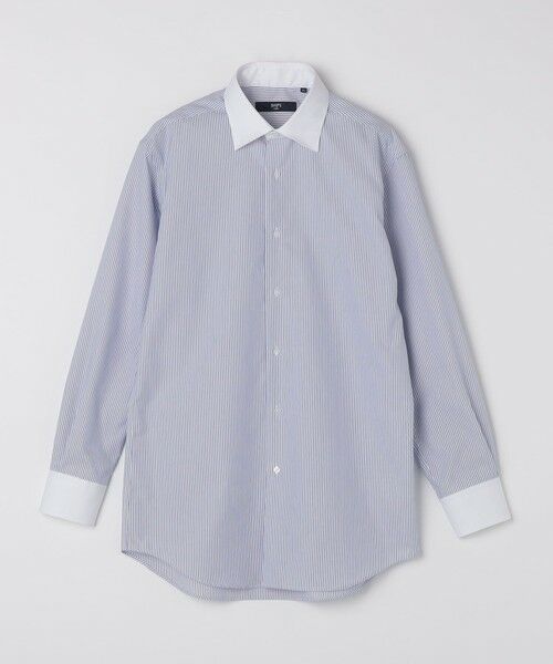 SHIPS / シップス シャツ・ブラウス | SHIPS Colors:イージーケア クレリック ストライプ ワイドカラー シャツ◇ | 詳細1
