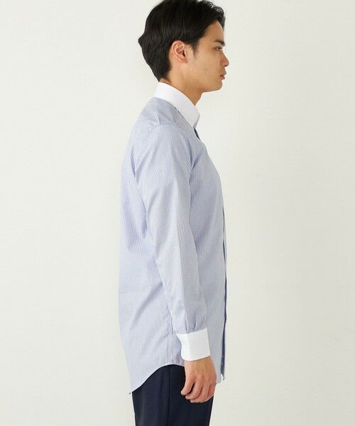 SHIPS / シップス シャツ・ブラウス | SHIPS Colors:イージーケア クレリック ストライプ ワイドカラー シャツ◇ | 詳細12