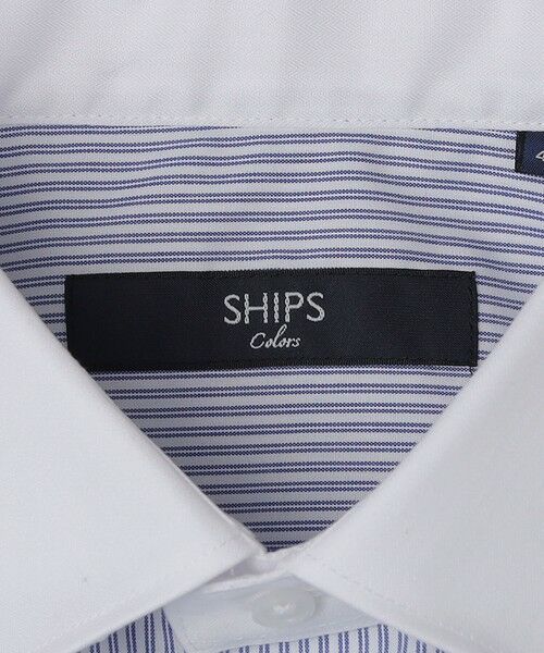 SHIPS / シップス シャツ・ブラウス | SHIPS Colors:イージーケア クレリック ストライプ ワイドカラー シャツ◇ | 詳細6