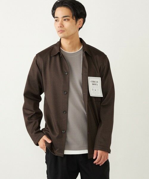 SHIPS / シップス シャツ・ブラウス | SHIPS Colors:〈洗濯機可能〉CIRCLE MOVA(R) プリント ボックス シャツ(ブラウン)