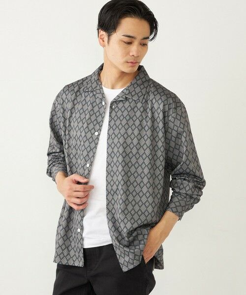 SHIPS / シップス シャツ・ブラウス | SHIPS Colors:〈洗濯機可能〉メッシュ プリント シャツ | 詳細4