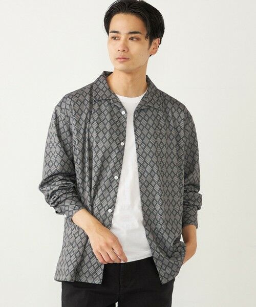 SHIPS / シップス シャツ・ブラウス | SHIPS Colors:〈洗濯機可能〉メッシュ プリント シャツ | 詳細5