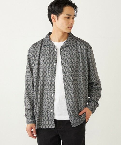 SHIPS / シップス シャツ・ブラウス | SHIPS Colors:〈洗濯機可能〉メッシュ プリント シャツ | 詳細6