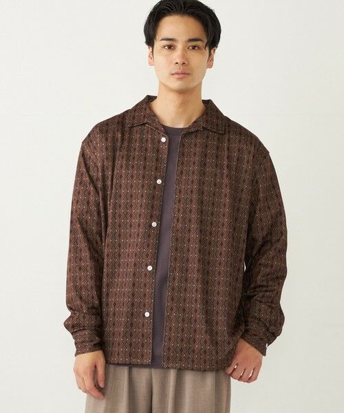 SHIPS / シップス シャツ・ブラウス | SHIPS Colors:〈洗濯機可能〉メッシュ プリント シャツ | 詳細19