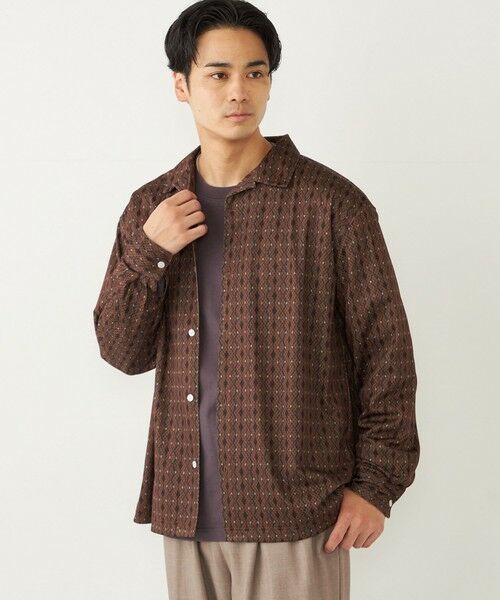 SHIPS / シップス シャツ・ブラウス | SHIPS Colors:〈洗濯機可能〉メッシュ プリント シャツ | 詳細20