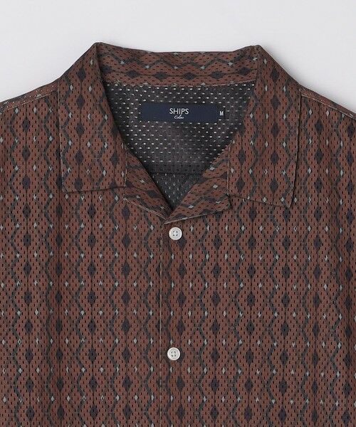 SHIPS / シップス シャツ・ブラウス | SHIPS Colors:〈洗濯機可能〉メッシュ プリント シャツ | 詳細12