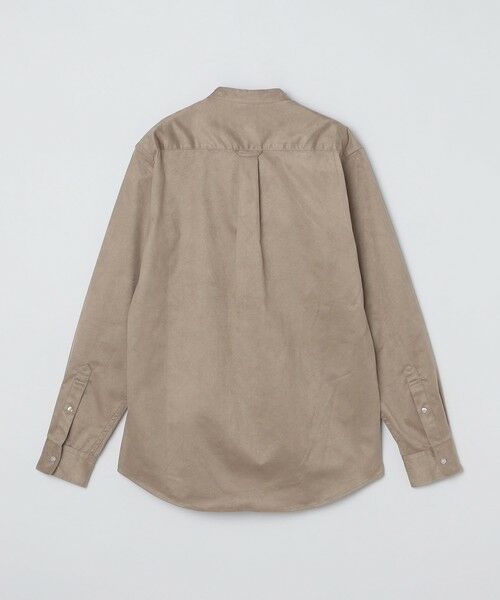 SHIPS / シップス シャツ・ブラウス | SHIPS Colors: ポリエステル フェイクスエード バンドカラー シャツ | 詳細2