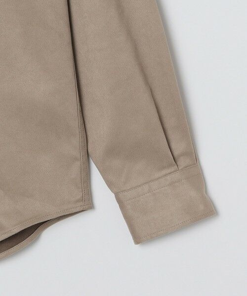 SHIPS / シップス シャツ・ブラウス | SHIPS Colors: ポリエステル フェイクスエード バンドカラー シャツ | 詳細4