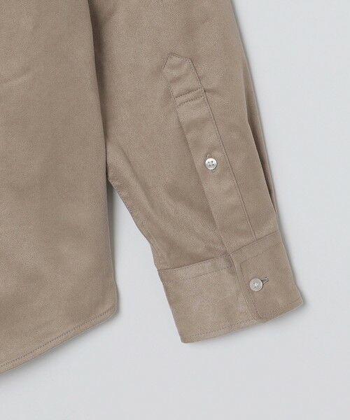 SHIPS / シップス シャツ・ブラウス | SHIPS Colors: ポリエステル フェイクスエード バンドカラー シャツ | 詳細6