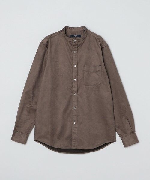 SHIPS / シップス シャツ・ブラウス | SHIPS Colors: ポリエステル フェイクスエード バンドカラー シャツ | 詳細15