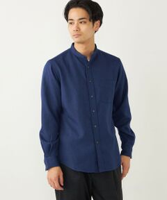 SHIPS / シップス シャツ・ブラウス | SHIPS Colors:〈洗濯機可能〉ウールライク バンドカラー シャツ