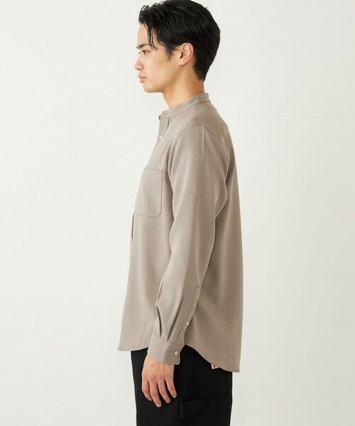 SHIPS / シップス シャツ・ブラウス | SHIPS Colors:〈洗濯機可能〉ウールライク バンドカラー シャツ | 詳細19