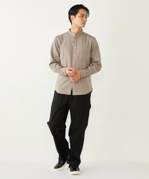 SHIPS / シップス シャツ・ブラウス | SHIPS Colors:〈洗濯機可能〉ウールライク バンドカラー シャツ | 詳細26