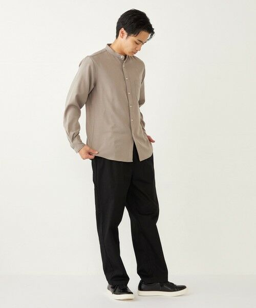 SHIPS / シップス シャツ・ブラウス | SHIPS Colors:〈洗濯機可能〉ウールライク バンドカラー シャツ | 詳細27