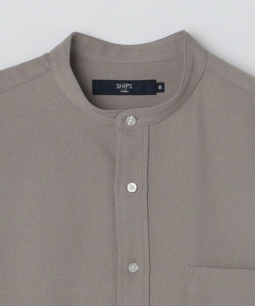 SHIPS / シップス シャツ・ブラウス | SHIPS Colors:〈洗濯機可能〉ウールライク バンドカラー シャツ | 詳細12