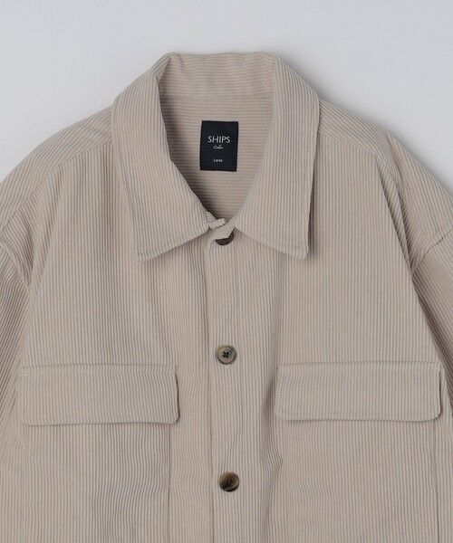 SHIPS / シップス シャツ・ブラウス | SHIPS Colors:〈洗濯機可能〉コーデュロイ CPO シャツジャケット | 詳細3